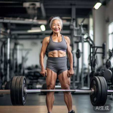 62岁阿姨10年撸铁，健身奇迹！一身健美肌肉引关注