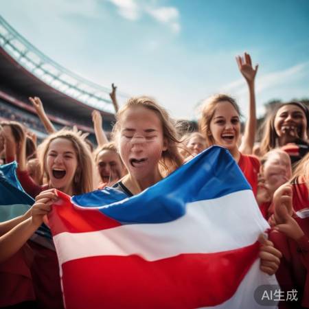 接力夺冠瞬间！姑娘们叠国旗神操作，方方正正引沸腾！