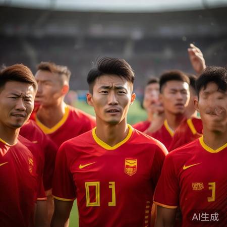 陪看直播：中国男足能否夺亚运铜牌，悬念升级！