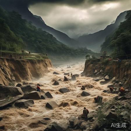尼泊尔山洪再袭，多地告急！救援行动紧急展开